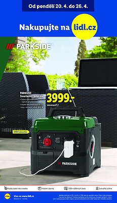 akční leták Lidl 23.4.2026-26.4.2026