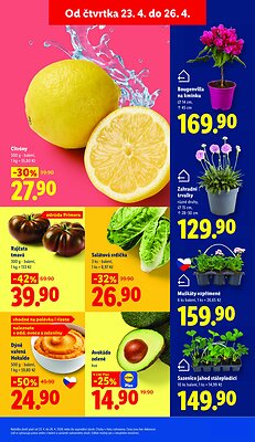 akční leták Lidl 23.4.2026-26.4.2026