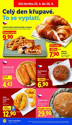 akční leták Lidl 23.4.2026-26.4.2026