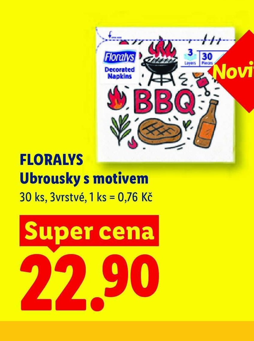 FLORALYS Ubrousky s motivem