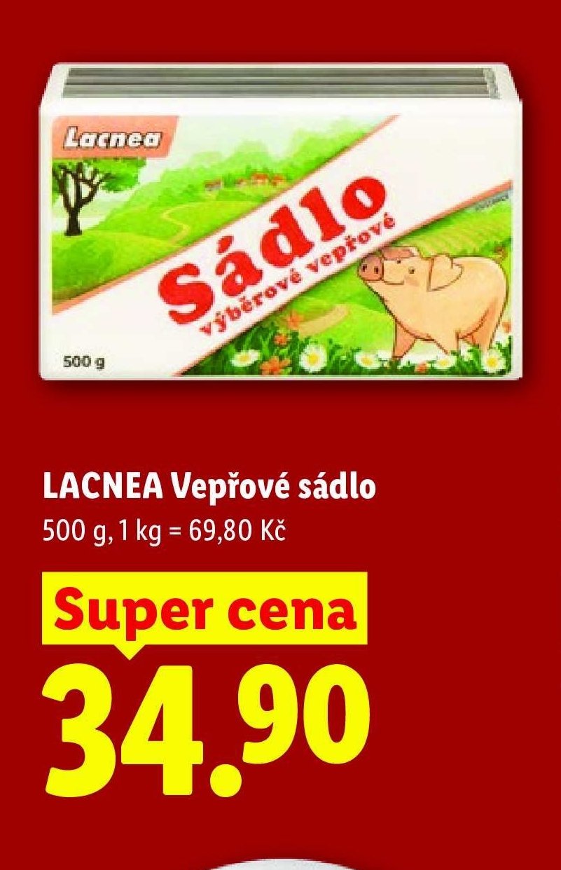 LACNEA Vepřové sádlo