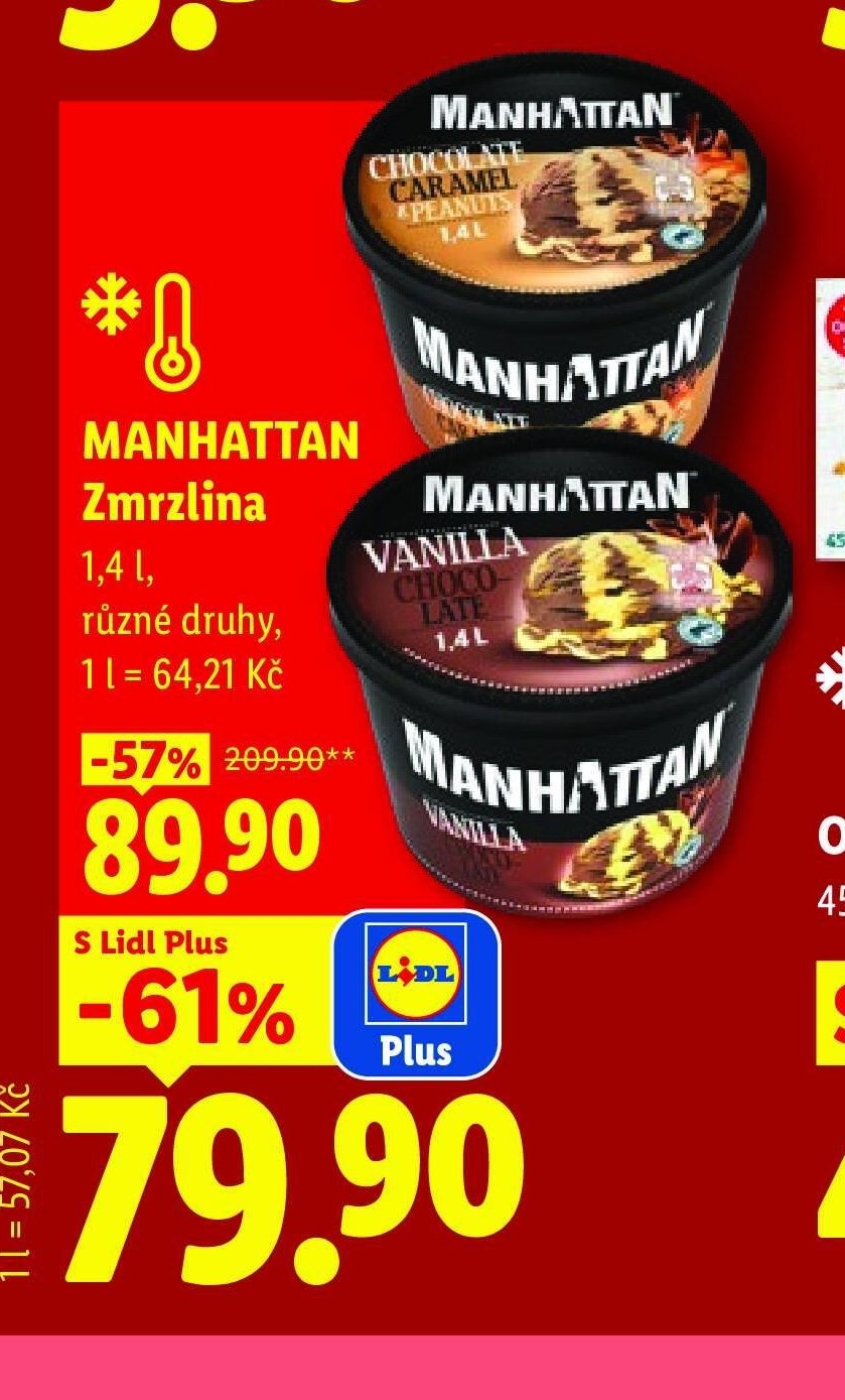 MANHATTAN Zmrzlina - Lidl akcniletaky.com