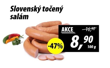 Salám slovenský točený