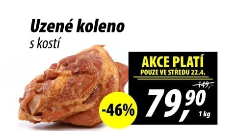 Vepřové uzené koleno s kostí
