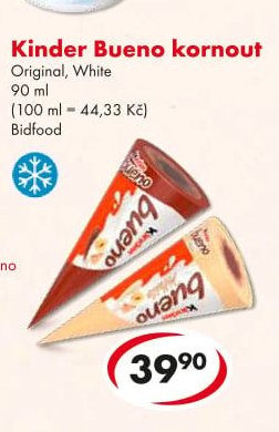 Kinder Bueno kornout