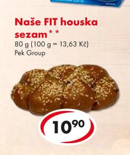 Naše FIT houska sezam