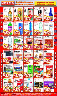 akční leták Norma 20.4.2026-26.4.2026