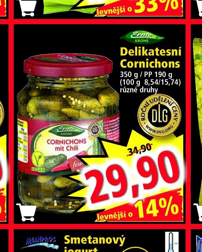 Delikatesní Cornichons