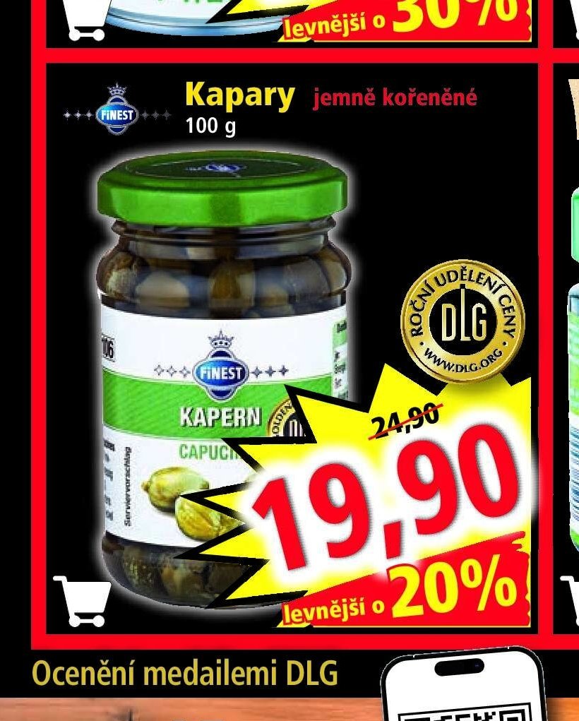 Kapary jemně kořeněné