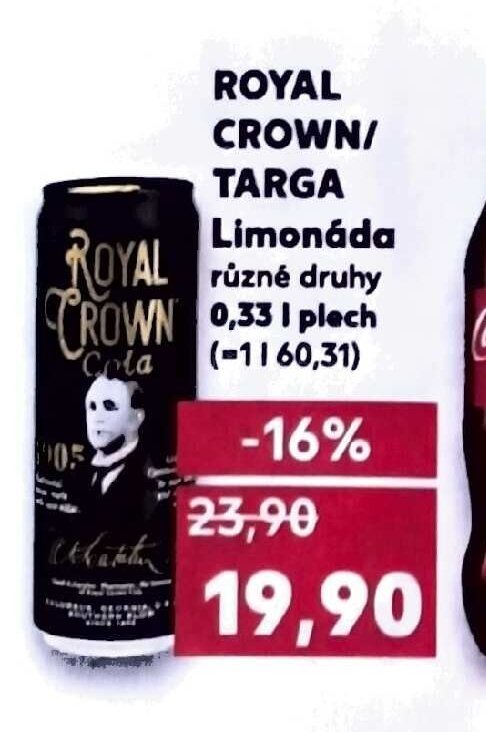 ROYAL CROWN/TARGA Limonáda