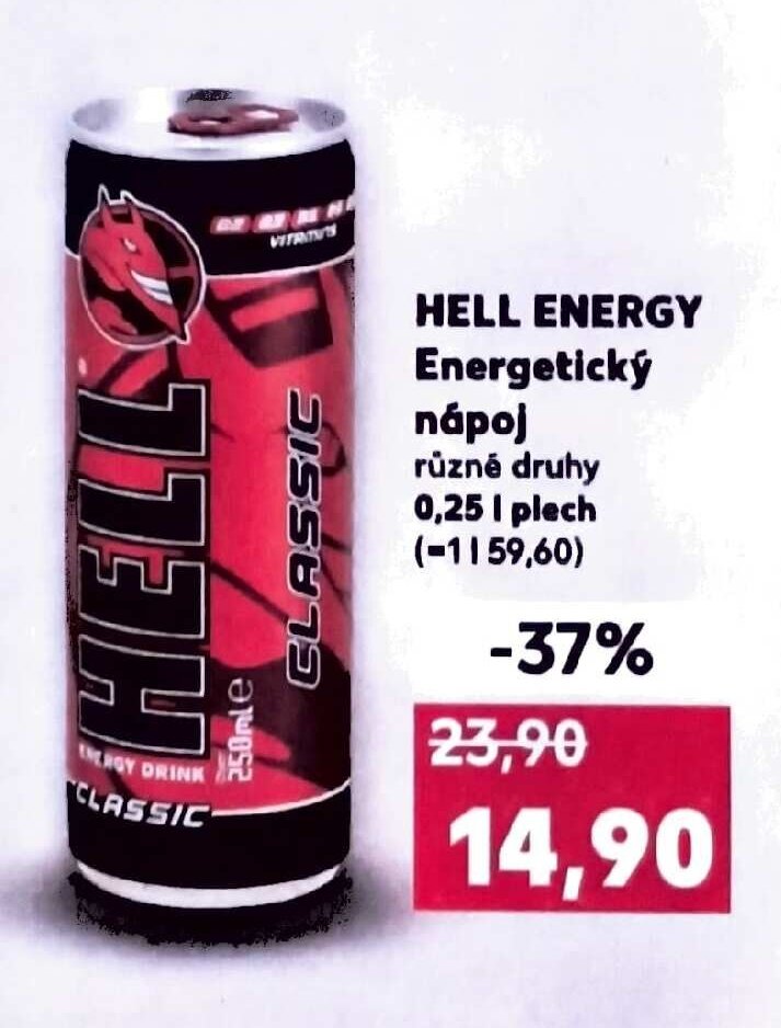 HELL ENERGY Energetický nápoj