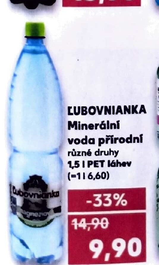 LUBOVNIANKA Minerální voda přírodní