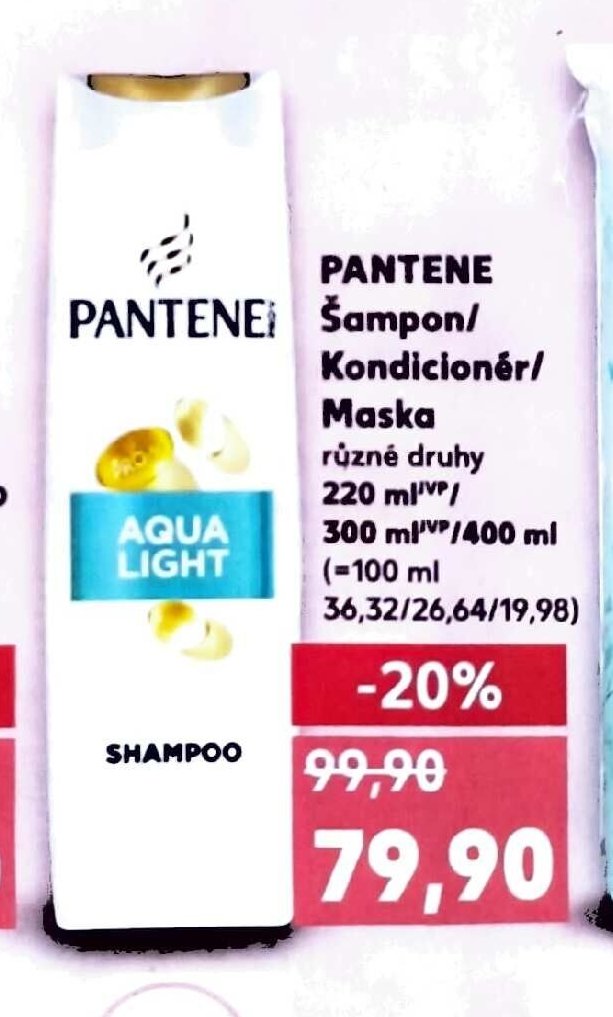 PANTENE Šampon/Kondicionér/Maska