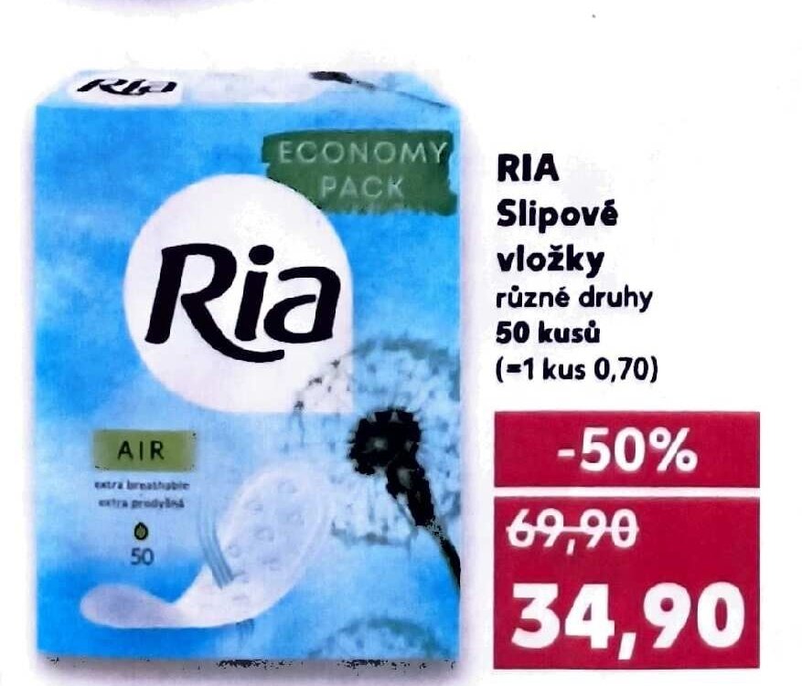 Ria slipové vložky
