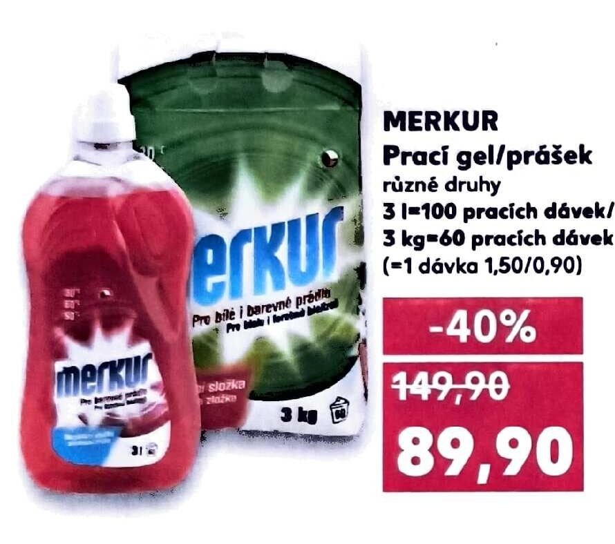 Merkur Prací gel/prášek