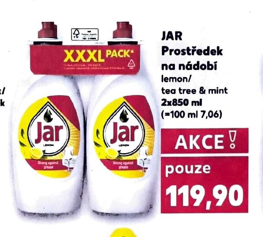 Jar Prostředek na nádobí
