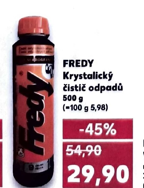 Fredy Krystalický čistič odpadů