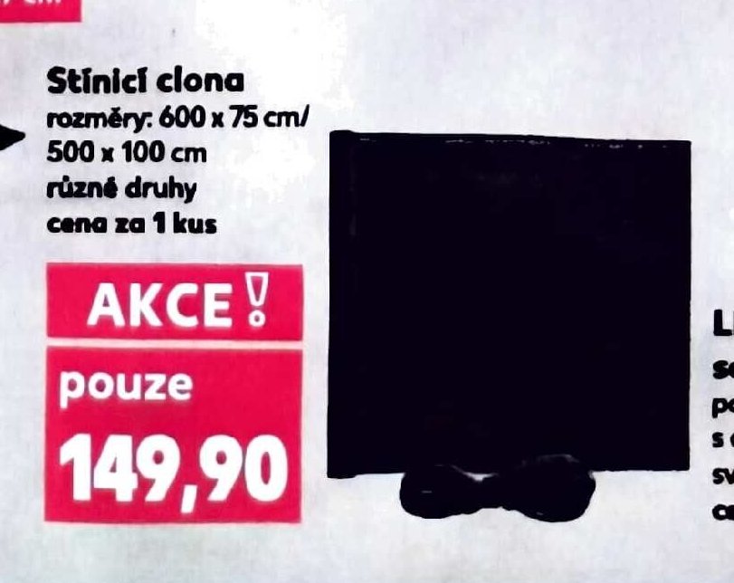 Stínicí clona
