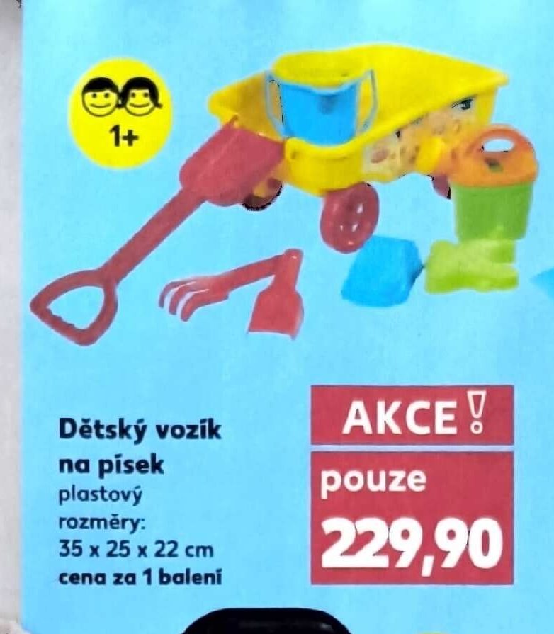 Dětský vozík na písek