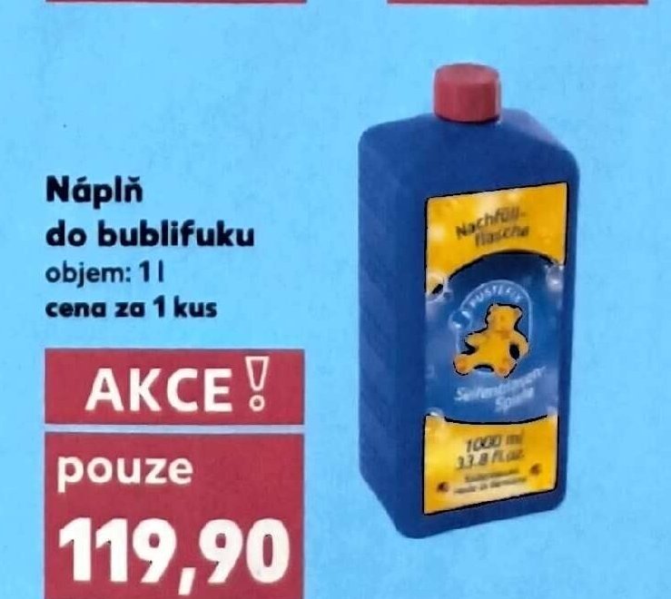 Náplň do bublifuku