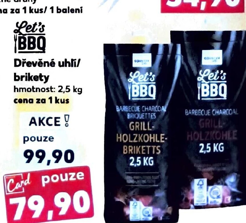 Dřevěné uhlí/brikety