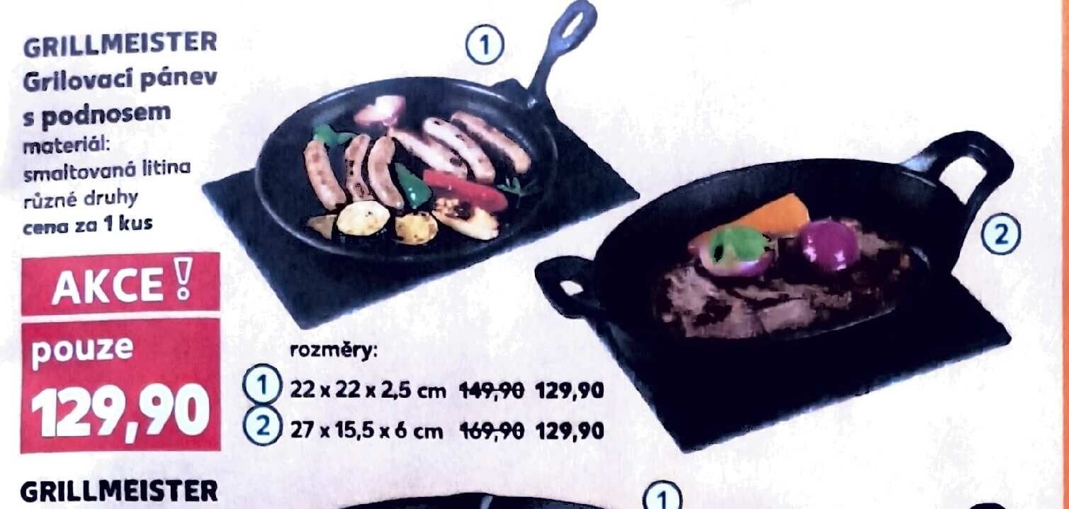 Grillmeister litinová pánev