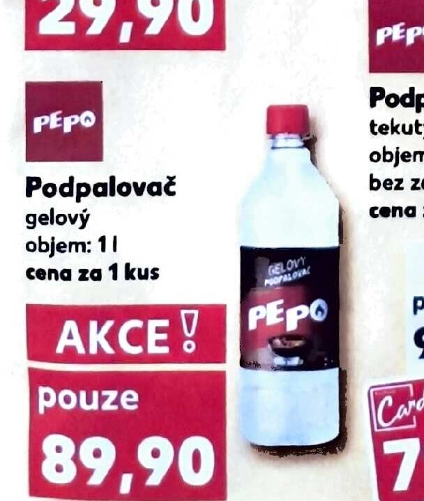 Podpalovač gelový