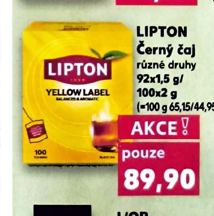 Lipton Černý čaj