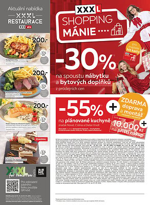 akční leták XXXLutz 20.4.2026-3.5.2026