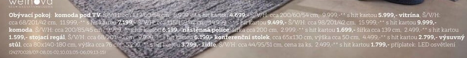 KOMODA POD TELEVIZI