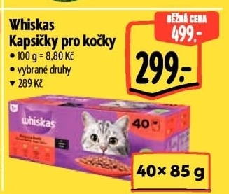 Kapsičky pro kočky Whiskas