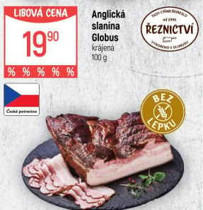 Anglická slanina Globus