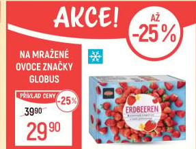 Jahody mražené Globus
