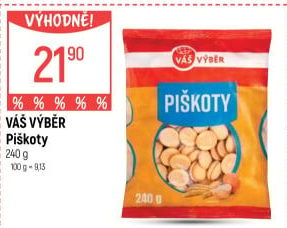 Piškoty Váš Výběr