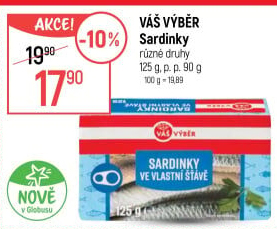 Sardinky Váš Výběr
