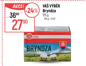 Sýr Bryndza Váš Výběr
