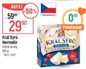 Sýr Hermelín Král sýrů