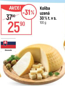 Sýr Koliba uzená 30%