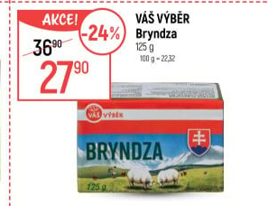 Sýr Bryndza Váš Výběr