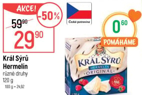 Sýr Hermelín Král sýrů