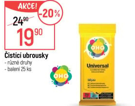 Ubrousky čisticí OHO