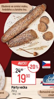 Pečivo Párty večka