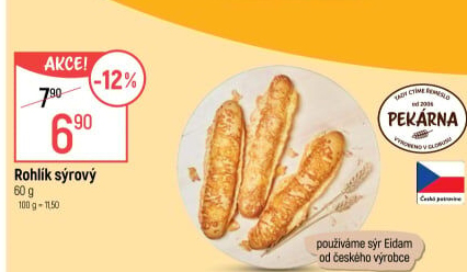Rohlík se sýrem