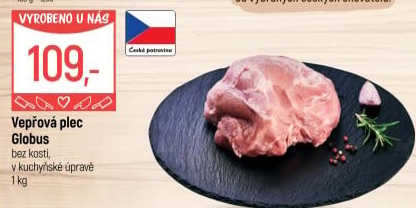 Vepřová plec bez kosti Globus