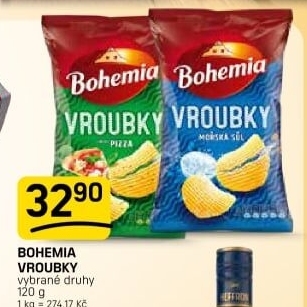 Chipsy Vroubky Bohemia Chips