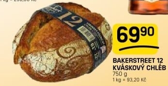 Chléb kváskový Baker Street