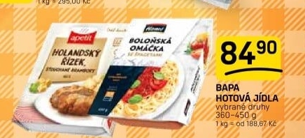 Hotová jídla Hamé