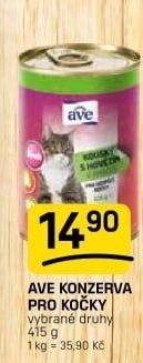 Konzerva pro kočky AVE