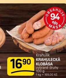 Krahulecká klobása Krahulík