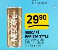 Ledová káva Barista Nescafé